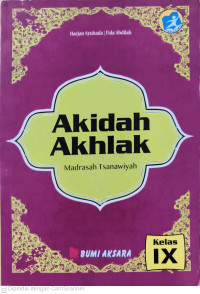 Image of Akidah Akhlak : Madrasah Tsanawiyah Kelas IX